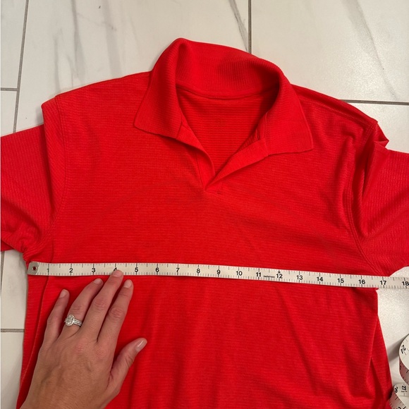 Lululemon Swiftly Tech Relaxed Fit Polo Hot Heather size 6 - Picture 5 of 9